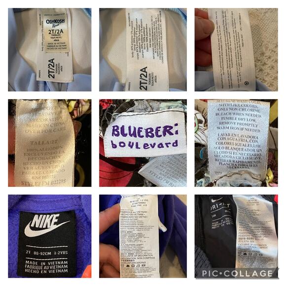 Kids 2T Bundle Nike Jacket Short Blueberi Dress OshKosh Swimsuit Summer Vacation - Picture 6 of 8